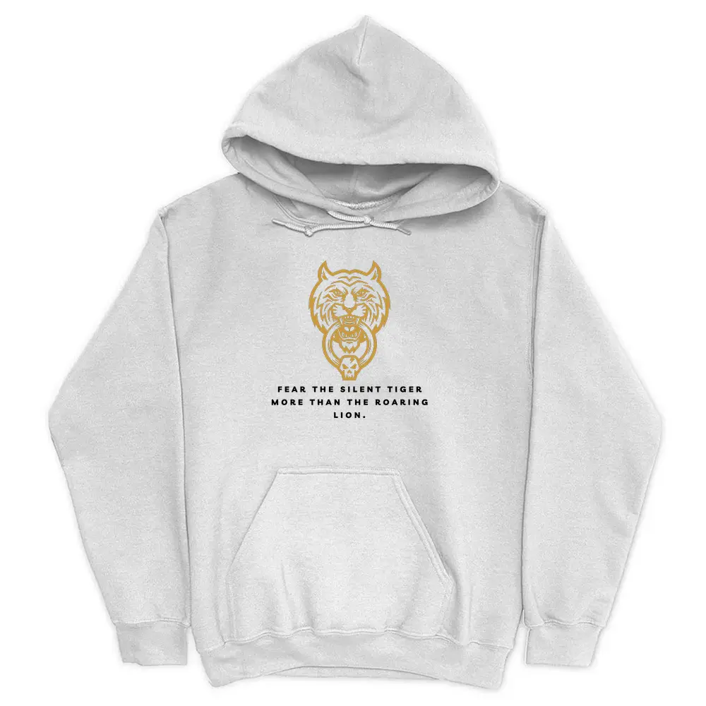 Tiger Fear Silent Tiger More Than Roaring Lion White